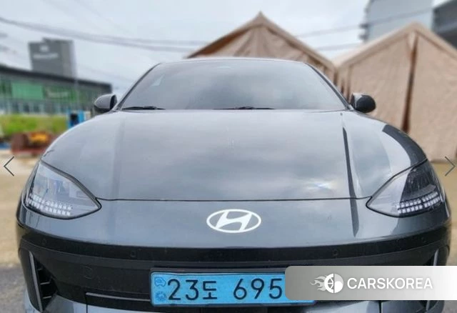 Hyundai Ionic 6 2022 Серебристо-серый из Кореи