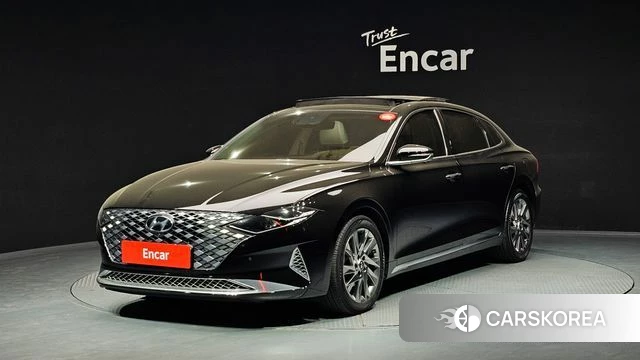 Hyundai The New Grandeur IG Hybrid 2020 Черный из Кореи