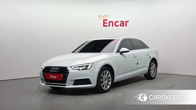 Audi A4 (B9) 2018 Белый из Кореи