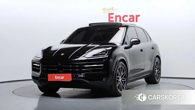 Porsche Cayenne (PO536) 2024 Черный из Кореи
