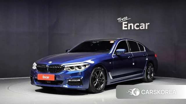 BMW 5 Series (G30) 2018 Синий из Кореи