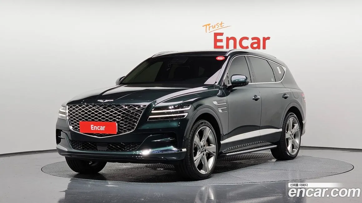 Genesis GV80 2023 Темно-зеленый из Кореи