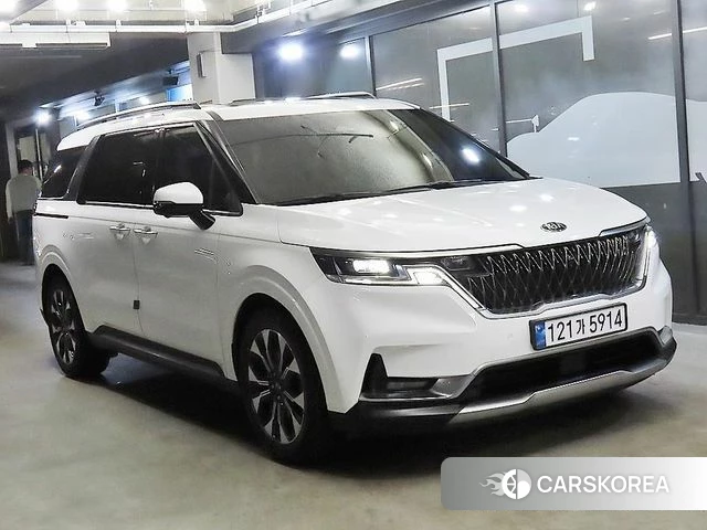 Kia Carnival 4th generation 2021 Белый из Кореи