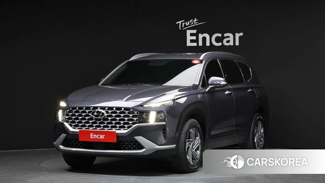 Hyundai The New Santa Fe 2021 Серый из Кореи