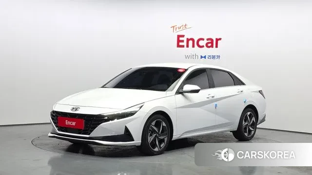 Hyundai Avante (CN7) 2023 Белый из Кореи