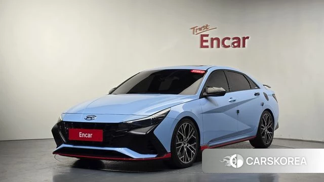 Hyundai Avante (CN7) 2021 Небесно-голубой из Кореи