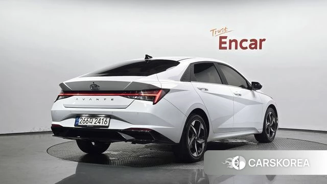 Hyundai Avante (CN7) 2020 Белый из Кореи