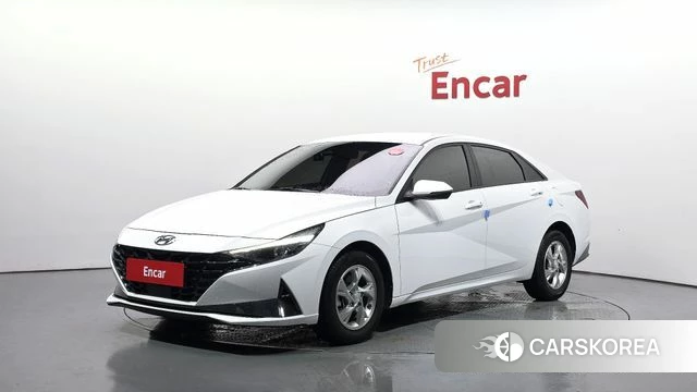 Hyundai Avante (CN7) 2022 Белый из Кореи