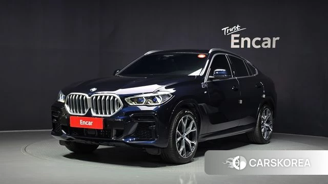 BMW X6 (G06) 2023 Черный из Кореи
