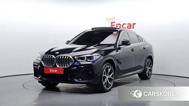 BMW X6 (G06) 2022 Черный из Кореи