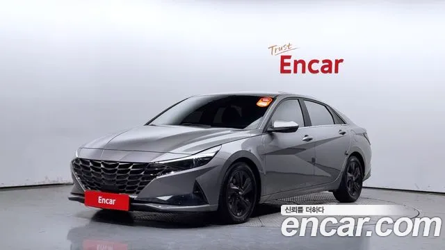 Hyundai Avante Hybrid (CN7) 2021 Серый из Кореи