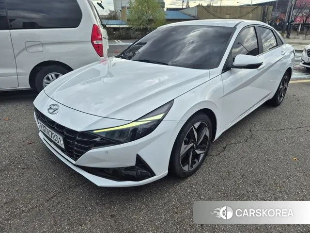 Hyundai Avante (CN7) 2020 Белый из Кореи