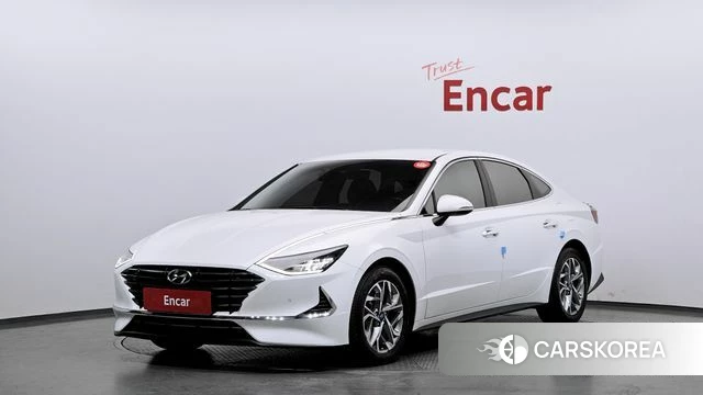 Hyundai Sonata (DN8) 2019 Белый из Кореи