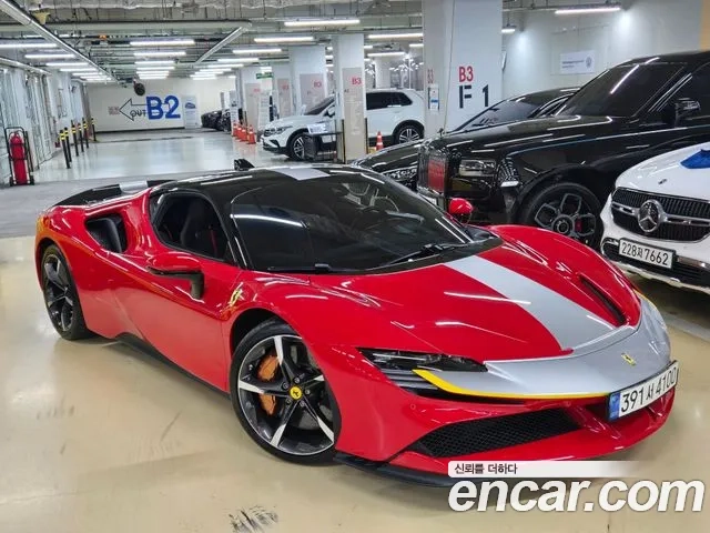 Ferrari SF90 Stradale 2021 Красный из Кореи