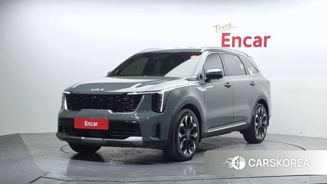 Kia The New Sorento 4th Generation 2024 Темно-зеленый из Кореи