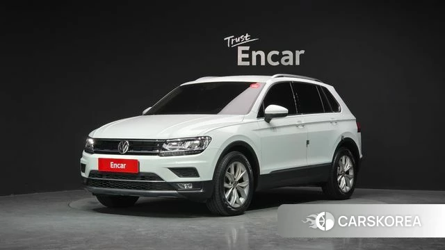 Volkswagen Tiguan second Generation 2020 Белый из Кореи