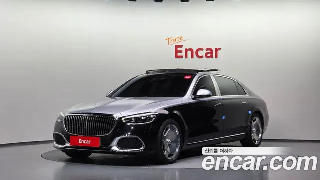 Mercedes-Benz S-Class W223 2023 Серебряный двухцветный из Кореи