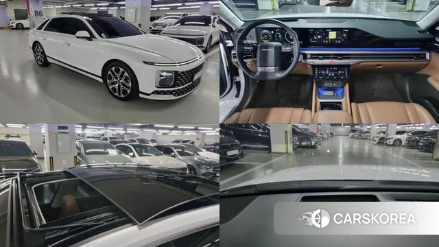 Hyundai Grandeur (GN7) 2023 Белый из Кореи