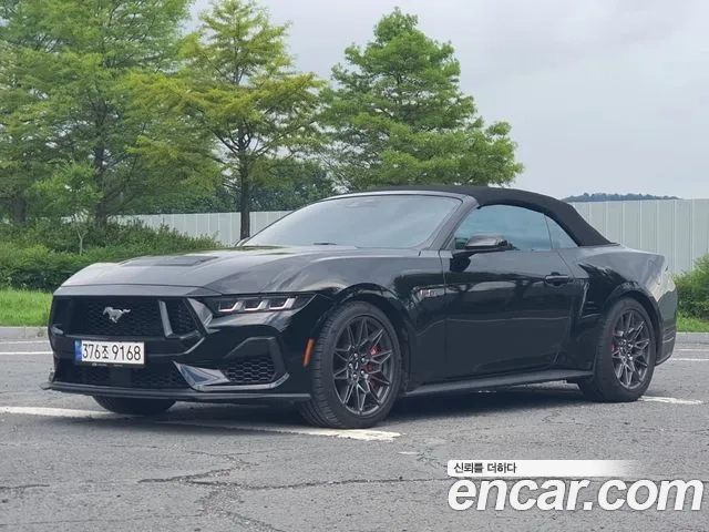 Ford Mustang 7th Generation 2024 Черный из Кореи