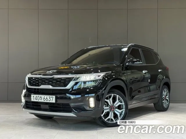 Kia Seltos 2020 Черный из Кореи