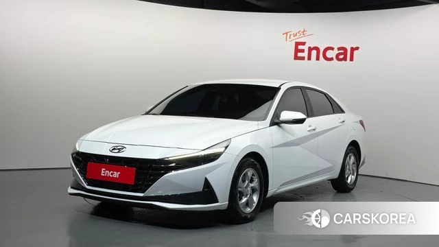 Hyundai Avante (CN7) 2020 Белый из Кореи