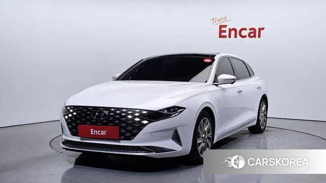Hyundai The New Grandeur IG Hybrid 2021 Белый из Кореи