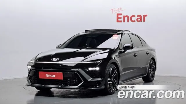 Hyundai Sonata D Edge (DN8) 2023 Черный из Кореи