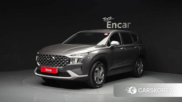 Hyundai The New Santa Fe 2022 Серый из Кореи