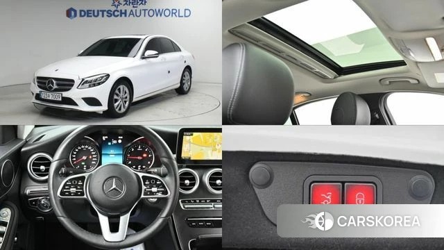 Mercedes-Benz C-Class W205 2019 Белый из Кореи