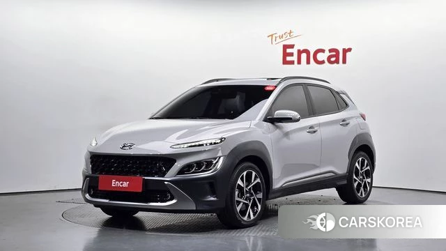 Hyundai The New Kona 2022 Серебристо-серый из Кореи