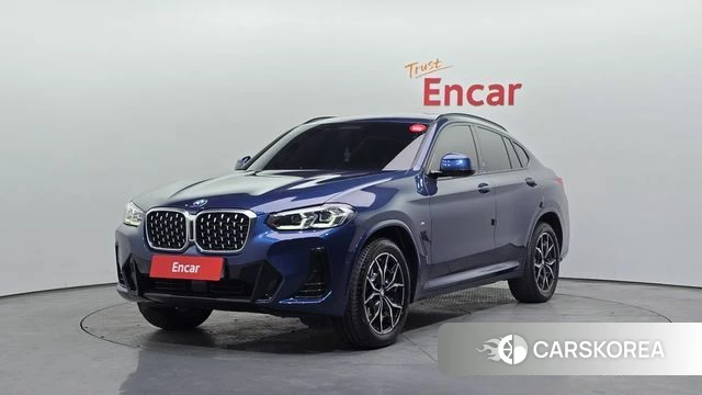 BMW X4 (G02) 2022 Синий из Кореи