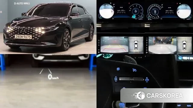 Hyundai The New Grandeur IG 2021 Черный из Кореи