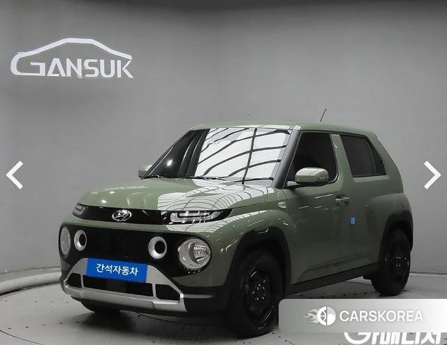 Hyundai Casper 2024 Темно-зеленый из Кореи
