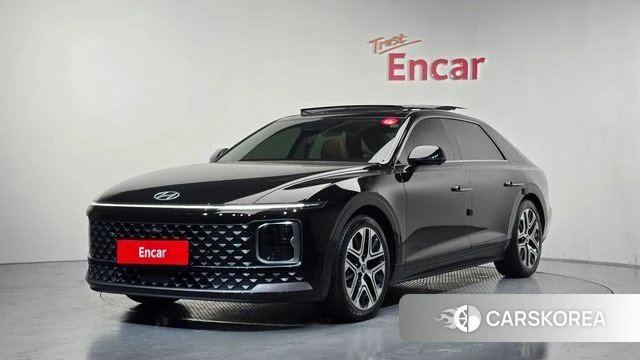 Hyundai Grandeur Hybrid (GN7) 2023 Черный из Кореи