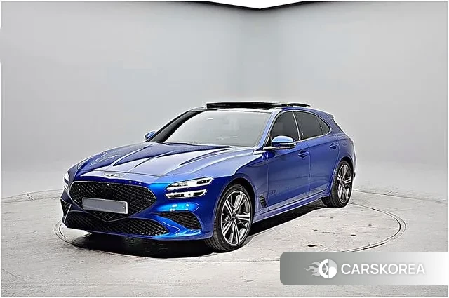 Genesis The New G70 Shooting Brake 2024 Синий из Кореи