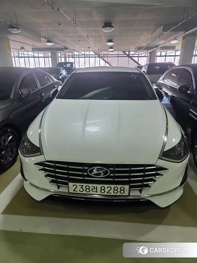 Hyundai Sonata Hybrid (DN8) 2022 Белый из Кореи