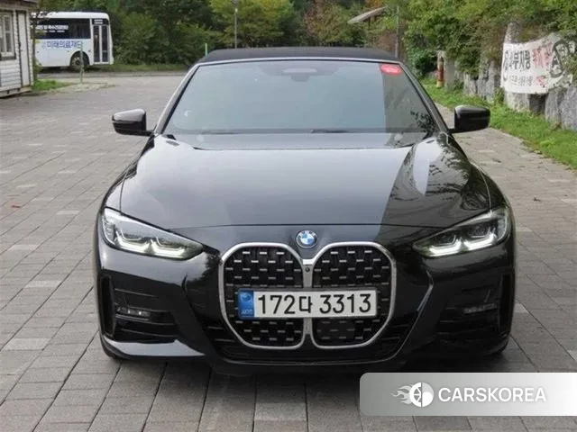 BMW 4 Series (G22) 2021 Черный из Кореи