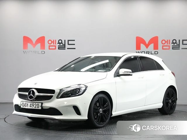 Mercedes-Benz A-Class W176 2018 Жемчужный цвет из Кореи