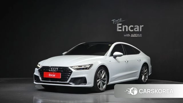 Audi A7 (4K) 2021 Белый из Кореи