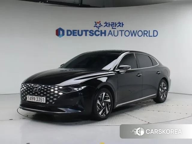 Hyundai The New Grandeur IG Hybrid 2021 Черный из Кореи