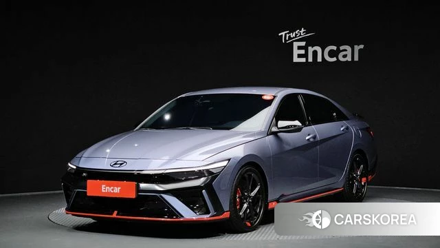 Hyundai The New Avante (CN7) 2024 Синий из Кореи