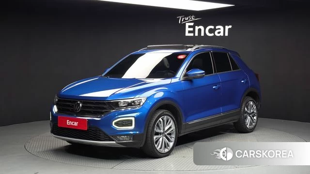 Volkswagen T-Roc 2021 Синий из Кореи