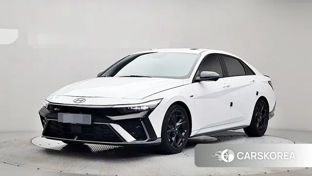 Hyundai The New Avante Hybrid (CN7) 2024 Белый из Кореи