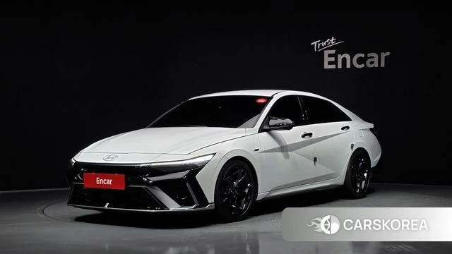 Hyundai The New Avante Hybrid (CN7) 2024 Белый из Кореи