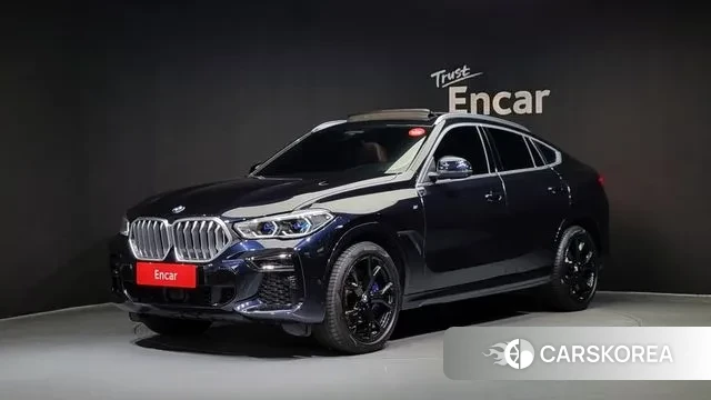 BMW X6 (G06) 2022 Синий из Кореи