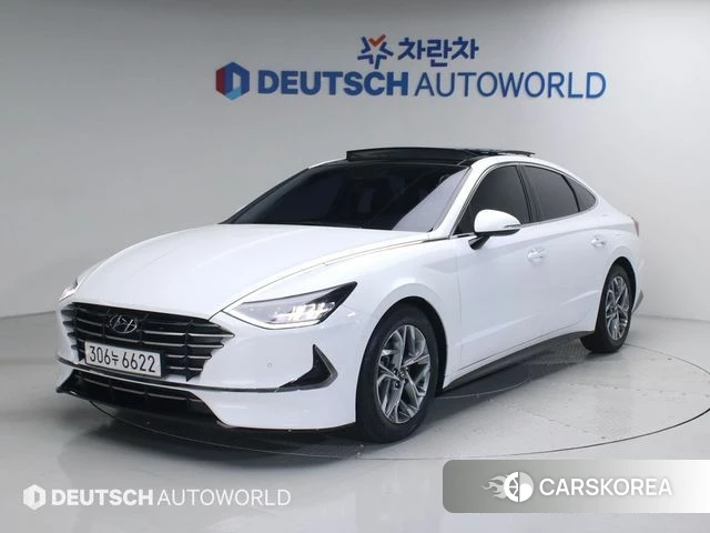 Hyundai Sonata (DN8) 2019 Белый из Кореи