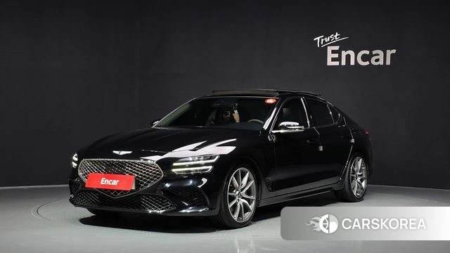 Genesis The New G70 2021 Черный из Кореи