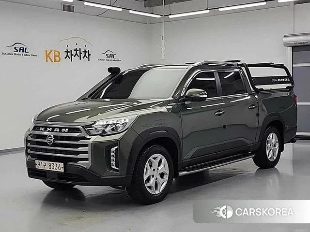 Ssangyong The New Rexton Sports Cannes 2021 Темно-зеленый из Кореи