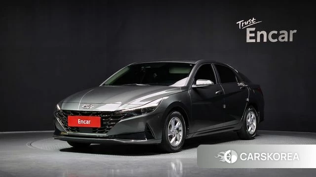 Hyundai Avante (CN7) 2021 Серый из Кореи