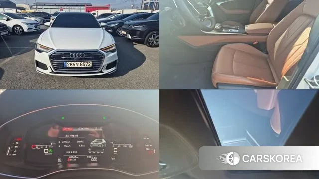 Audi A6 (C8) 2023 Белый из Кореи